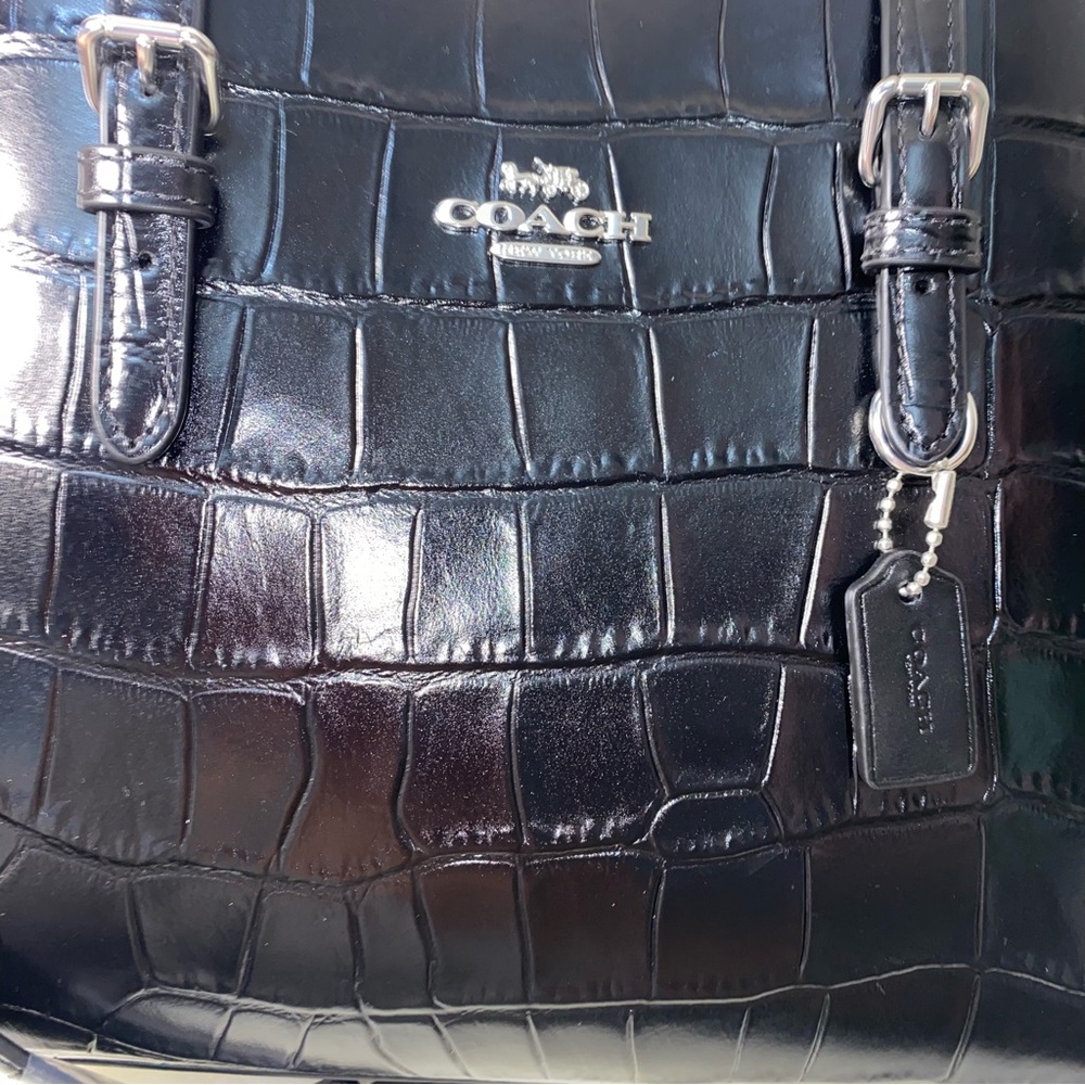 Coach ๐ค leather purse mollie 25 crossbody bag New - Picture 7 of 15